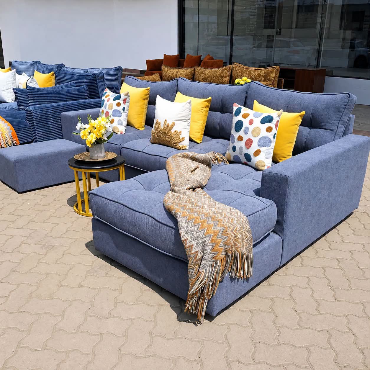 Aria Harmony L-Shape Sectional Sofa